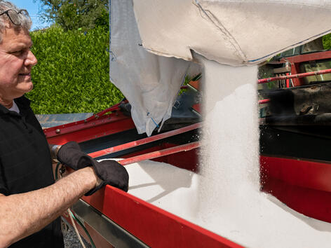 使用 ARBOCEL 防尘剂可避免灰尘飞扬。